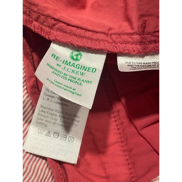 Lot of 2 J.CREW Women's Chino Shorts Size 00 Pink Olive Green Classic Casual - Picture 7 of 16
